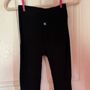 WBKFIT black ribbed leggings